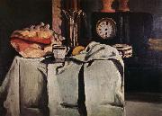 Paul Cezanne The Black Marble Clock Norge oil painting reproduction